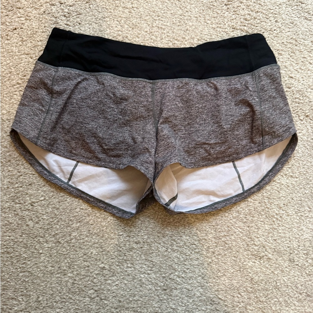Lululemon Black and Gray Athletic Shorts